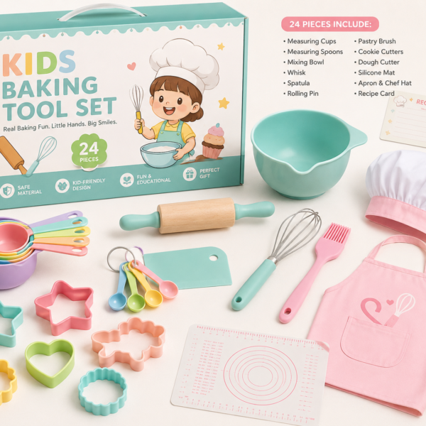 Kids Baking Tool Set