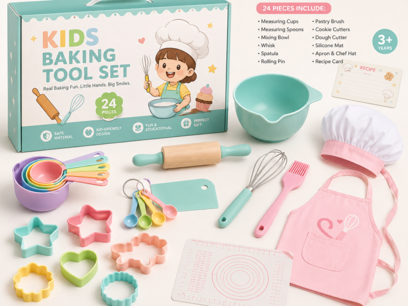 Kids Baking Tool Set
