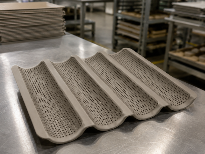 4-Slot Silicone Baguette Baking Pan